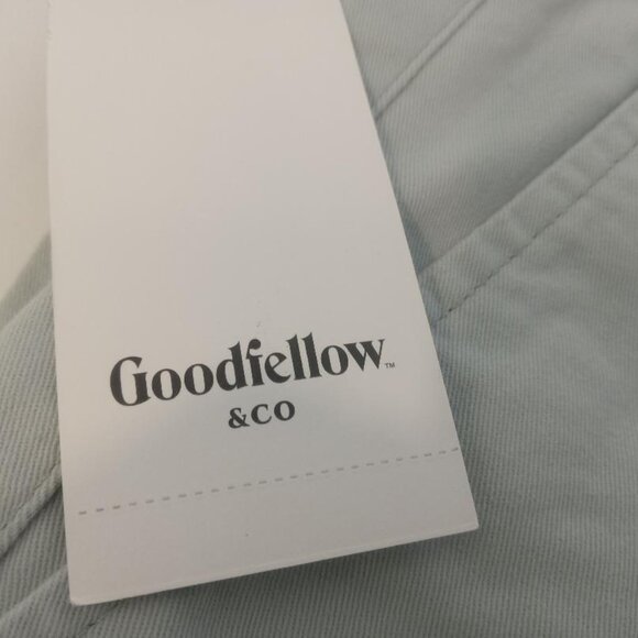 Goodfellow And Co Slim Pants Mens 29x30 Gray Straight Chino Quick Dry Stain New - Picture 2 of 9